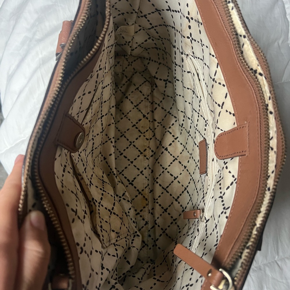 Kate Spade Tan Leather Tote - Picture 6 of 6